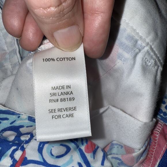 NEW Lilly Pulitzer CHIPPER SHORT Bermuda Resort White She She Shells Pink Sz 10 - Picture 13 of 14